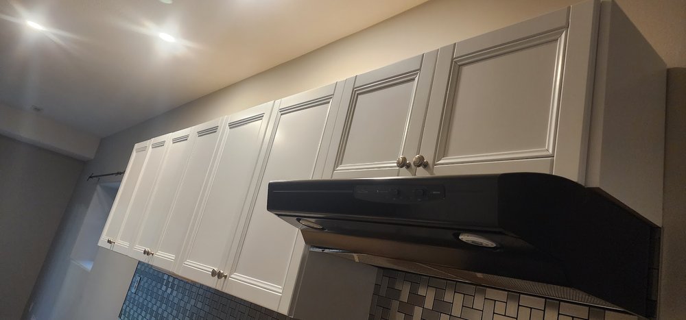 Kitchen Cabinet Painting project 4