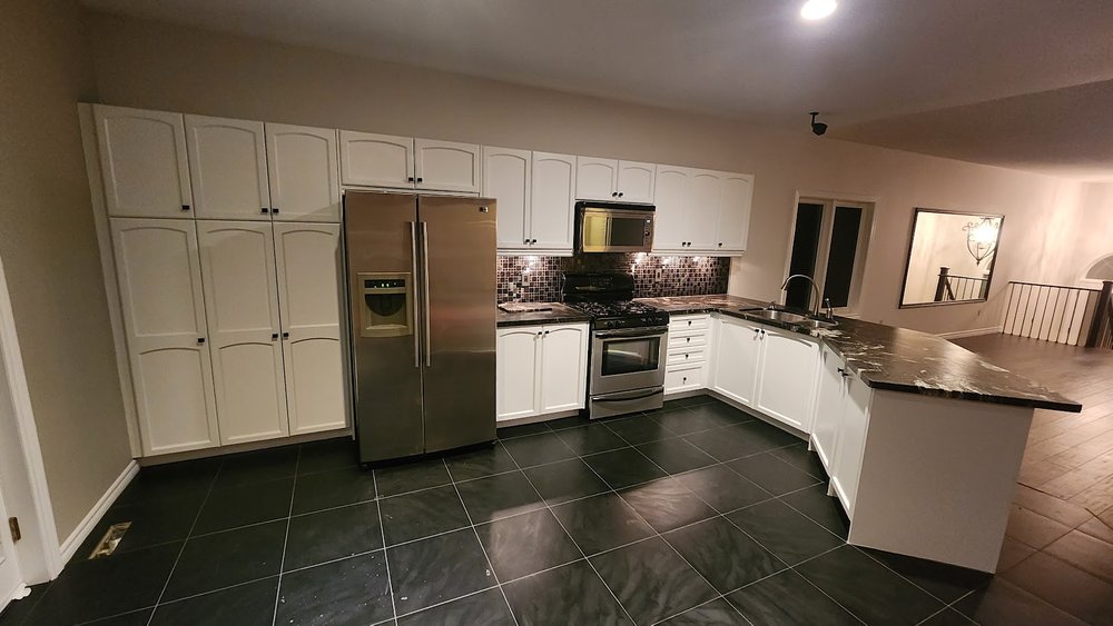 Kitchen Cabinet Painting project 6